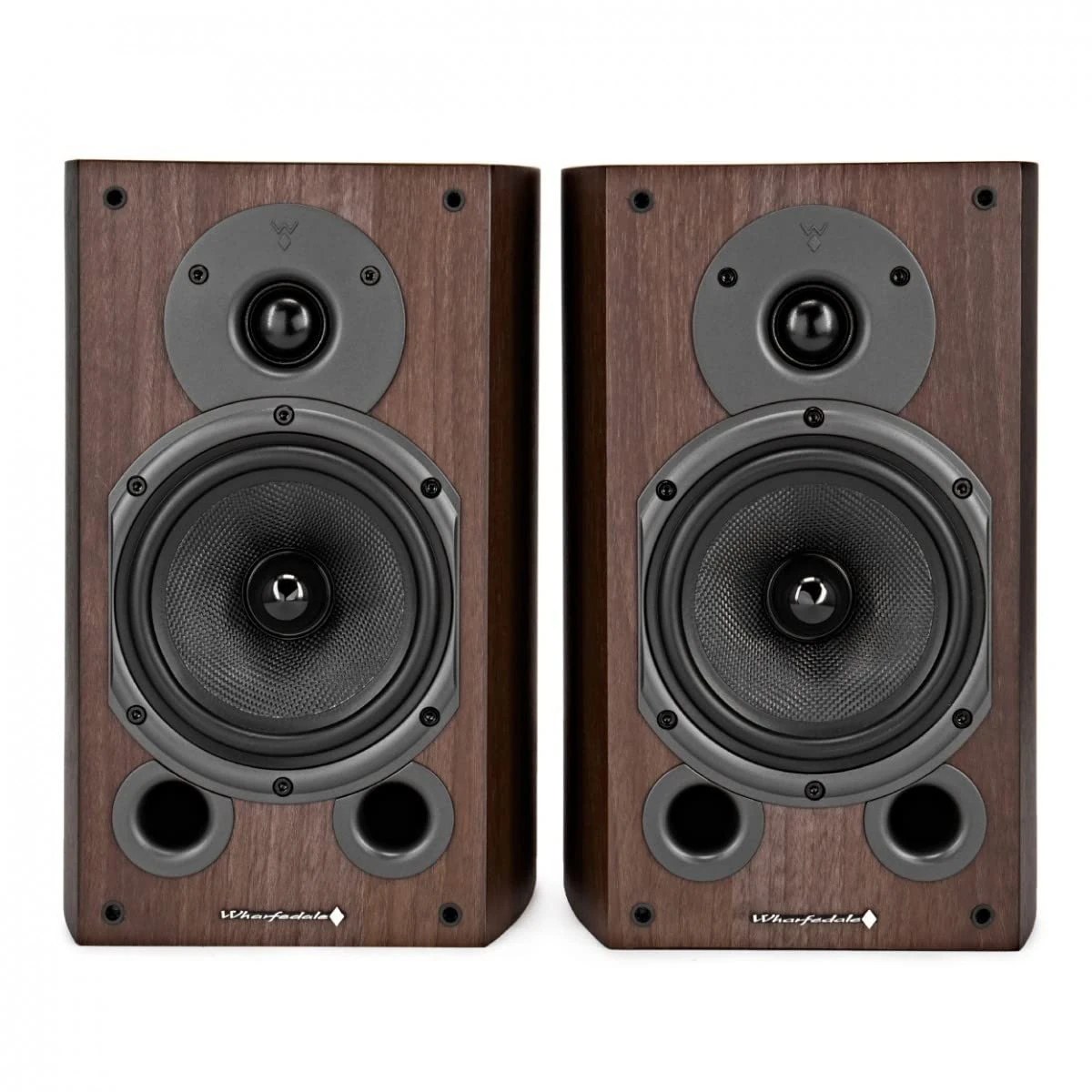 Wharfedale Diamond 9.1 Bookshelf Speakers 100W - Walnut (Pair)