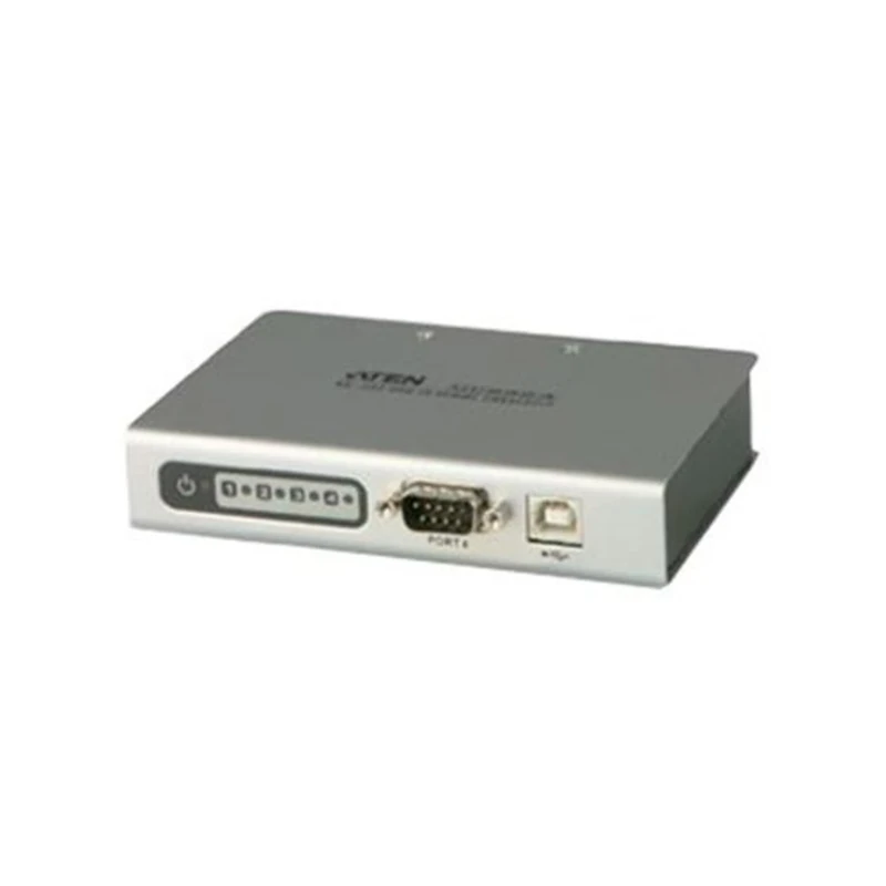 ATEN USB Serial RS-232 Hub 4-Port UC2324 Up to 115.2 Kbps, 16KV ESD protection, Up to 115.2 Kbps, for computers, notebooks, laptops, POS, Barcode Scanner UPS, #1 KVM Market Leader, UK