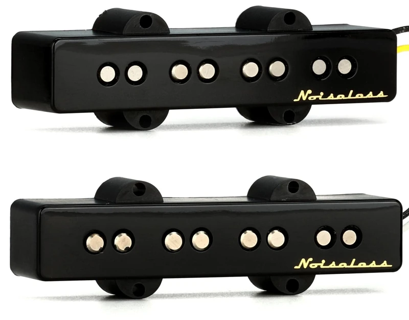 Fender Vintage Noiseless Jazz Bass Pickup Set - Black