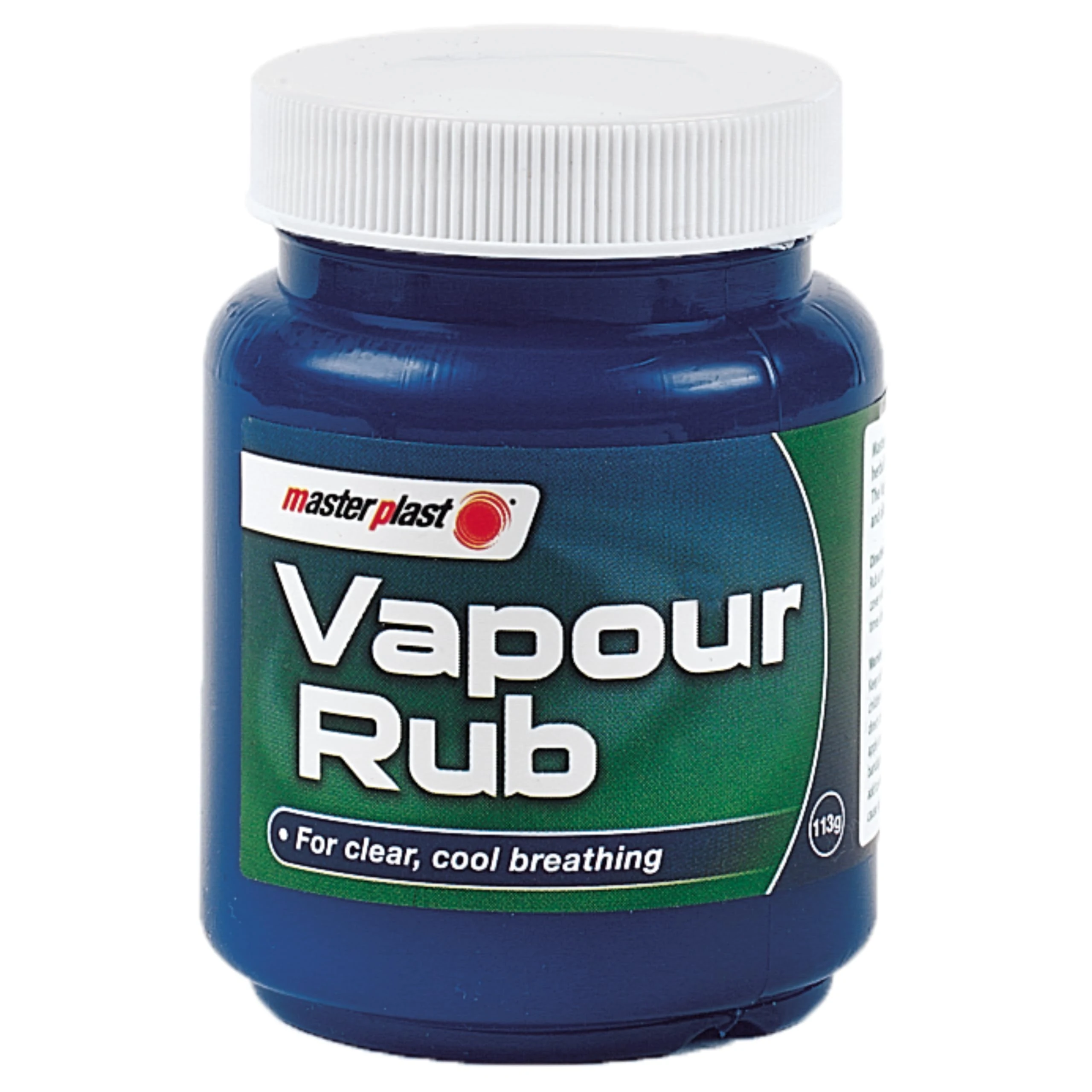 Masterplast Vapour Rub - For Clear, Cool Breathing, Ready To Use 100g