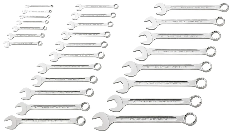 Stahlwille 13/26 Combi Spanners Set, Silver
