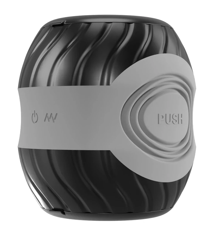 You2Toys Men Donut Masturbator Black/Grey 3.5 cm - Image 1