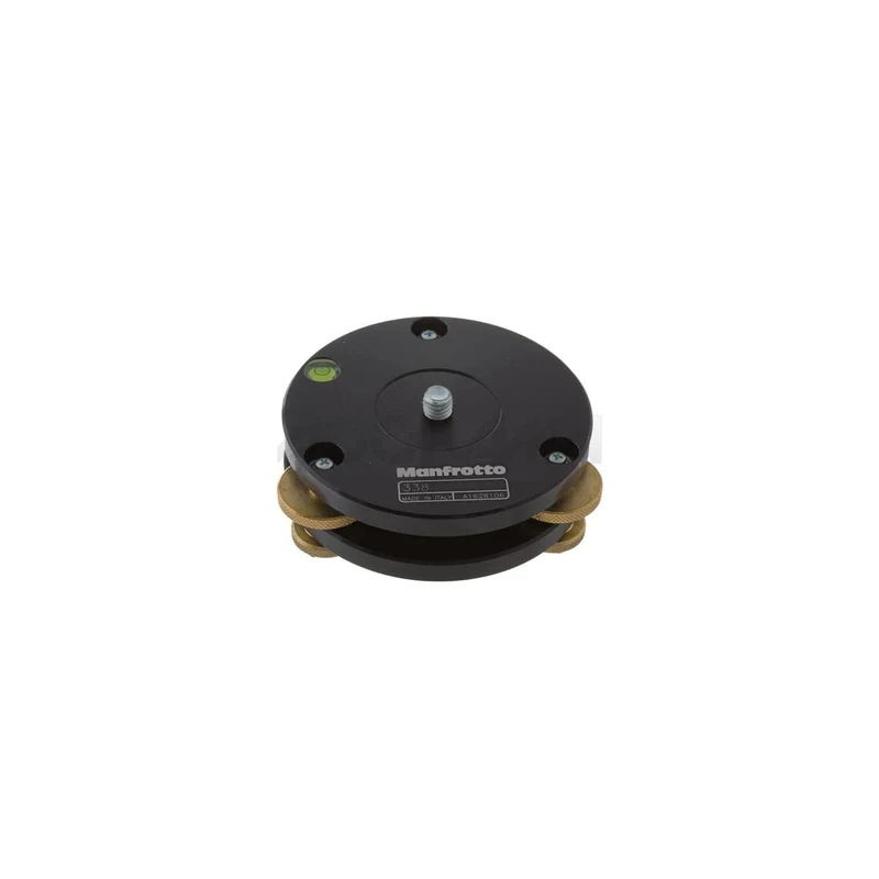 Manfrotto 338 Levelling Base Black Tripod – Tripod (600 g, Aluminium, black)