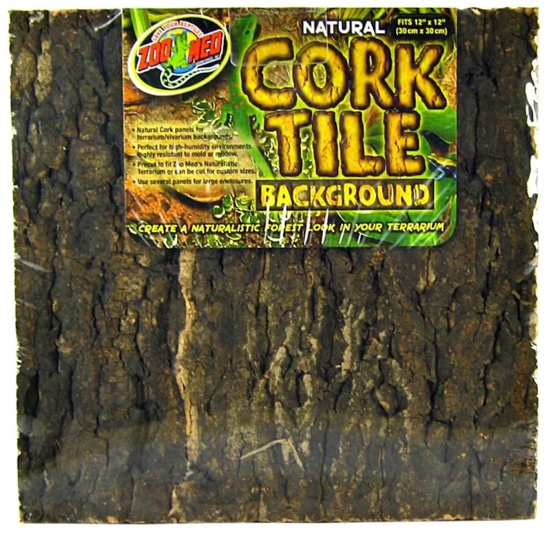 Zoo Med NCB-3 Cork Tile Background, 46 x 46 cm
