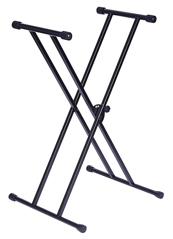 Kinsman Double Frame Keyboard Stand, Black