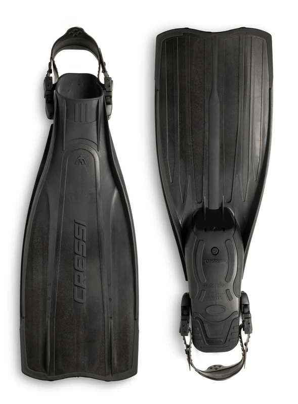 Cressi Prolight Fins - Black/Black, Small/Medium