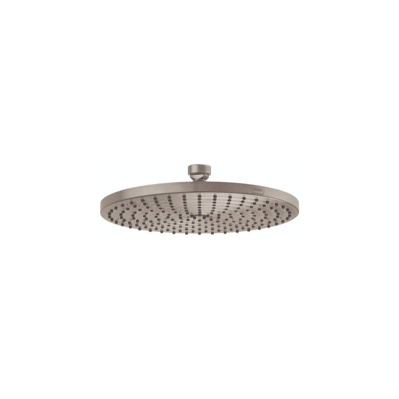 Hansgrohe 27474821 Showerhead 240 1-Jet, 2.5 GPM, Brushed Nickel, 25.40 cm
