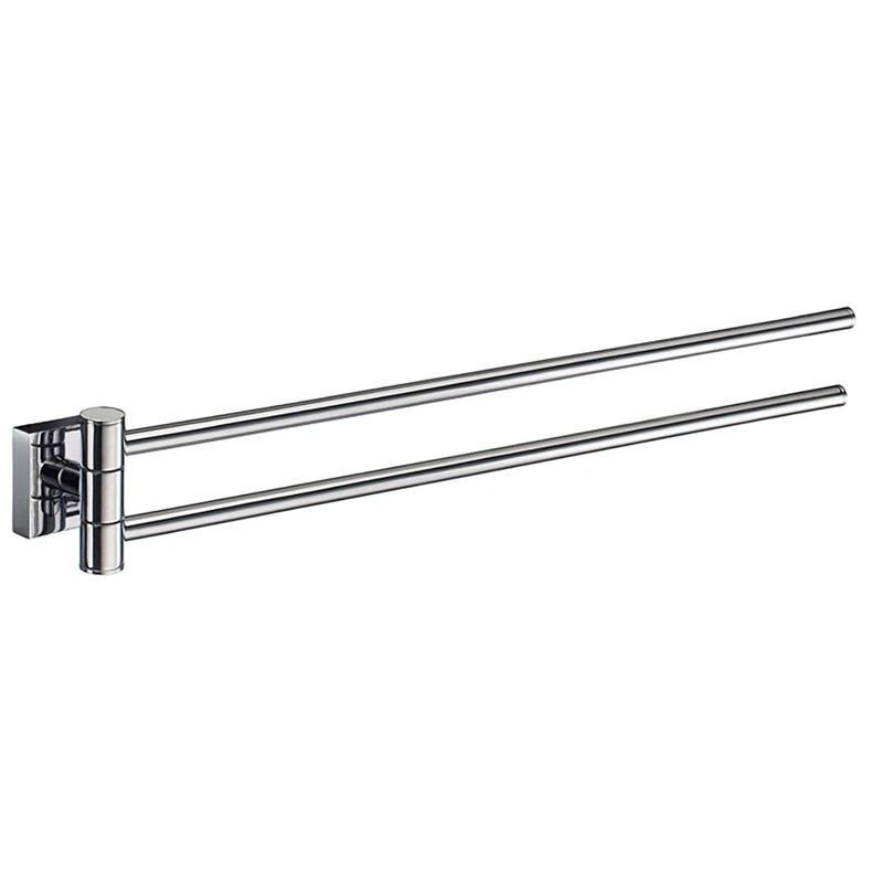Smedbo "House" Chromed Swing Arm Towel Rail, Polished Chrome,44.3 x 4.5 x 5 cm