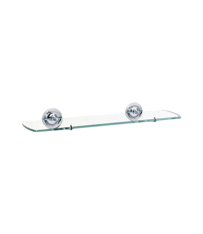 Smedbo K247 Villa Bathroom Glass Shelf, Polished Chrome