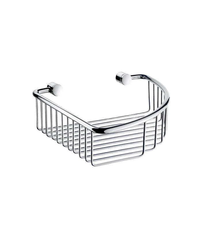 Smedbo "Villa" Corner Soap Basket, Polished Chrome