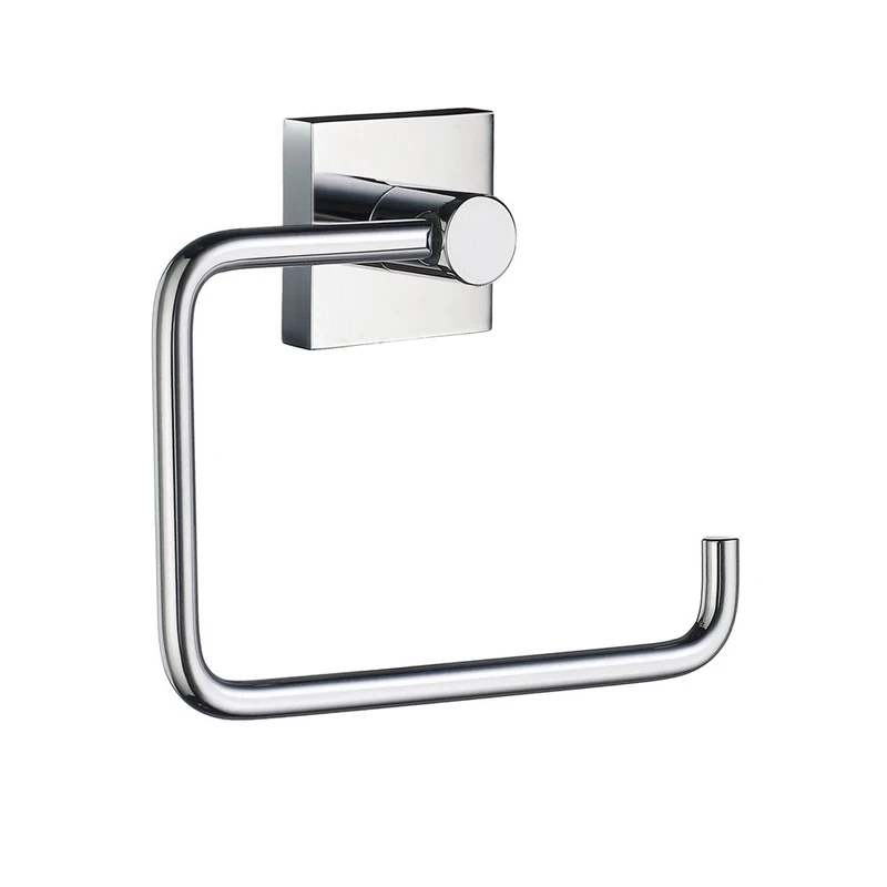 Smedbo "House" Chromed Toilet Roll Holder without Lid, Polished Chrome, 14 x 10 x 5 cm, Silver