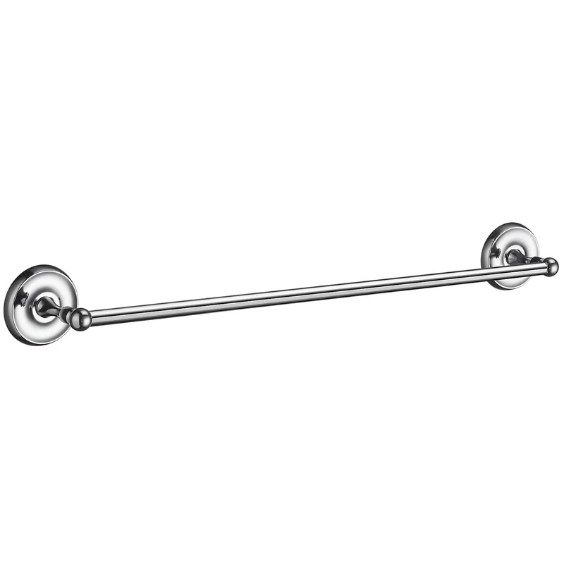 Smedbo "Villa" Single Towel Rail, Polished Chrome, 635 mm