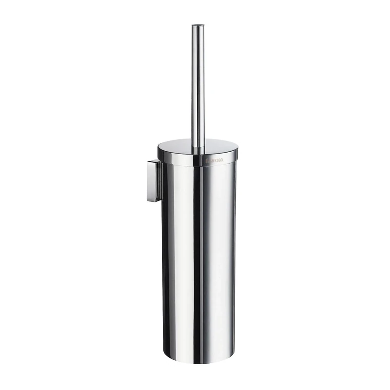 Smedbo "House" Chromed Matt Toilet Brush, Polished Chrome, 4.5 x 4.5 x 39 cm