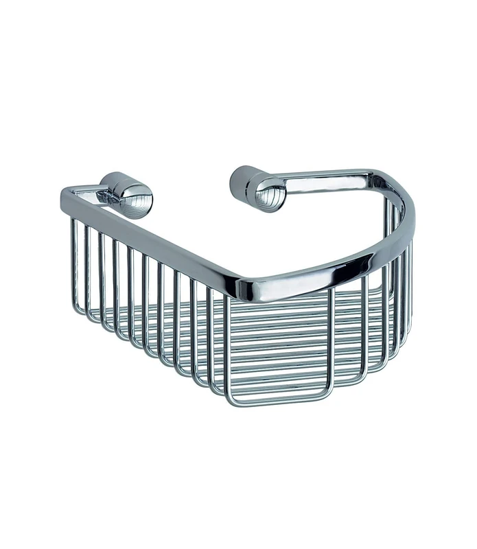 Smedbo "Loft" Corner Soap Basket, Polished Chrome