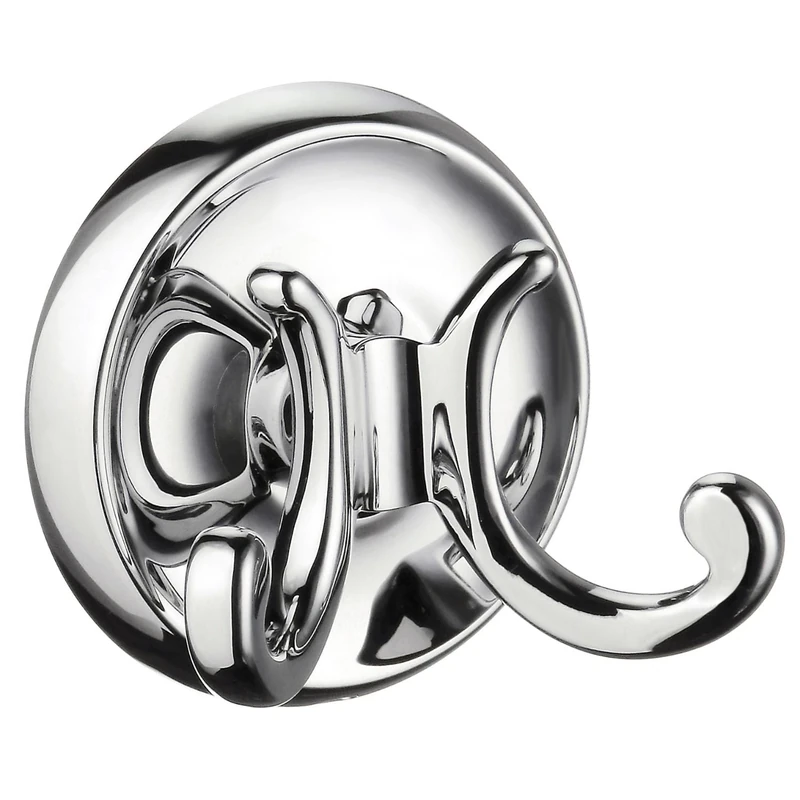 Smedbo "Villa" Double Towel Hook, Polished Chrome
