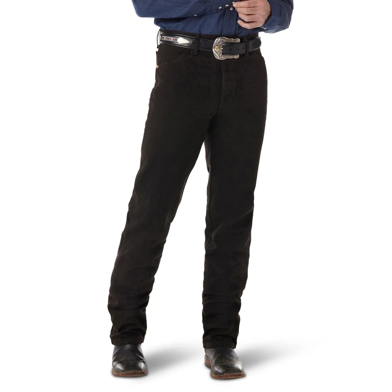 Wrangler Men's Original Fit Jean Jeans, Black (Black Chocolate), 42W / 32L