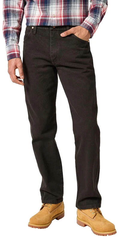 Wrangler Herren Jeans 13MWZ, Original Regular Bootcut Fit, Straight Leg, BLACK CHOCOLATE, 36W / 32L