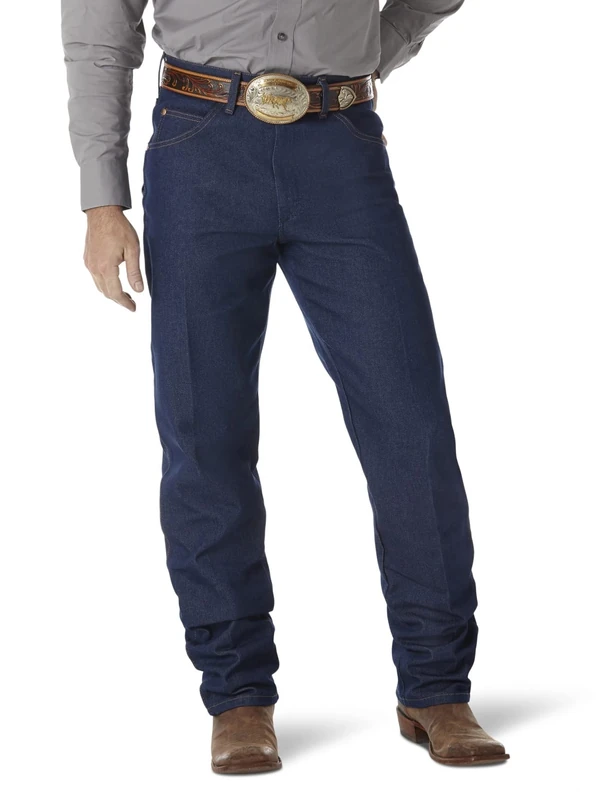 Wrangler Men's Cowboy Cut Relaxed Fit Jean, Rigid Indigo, 46W x 32L