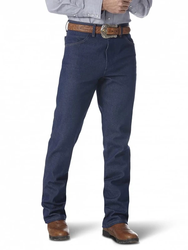Wrangler Men's Cowboy Cut Regular Fit Traditional Boot Cut Jean, Navy, 54W x 30L