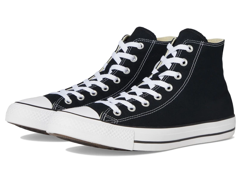 Converse All Star Hi Trainers Black Canvas - 3.5 UK