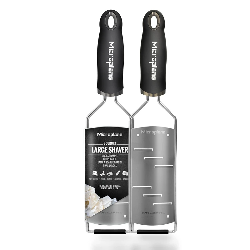 Microplane Kitchen Grater Large Shaver for Hard Cheese, Chocolate and Truffle with Stainless Steel Blade - Made in USA - Image 1