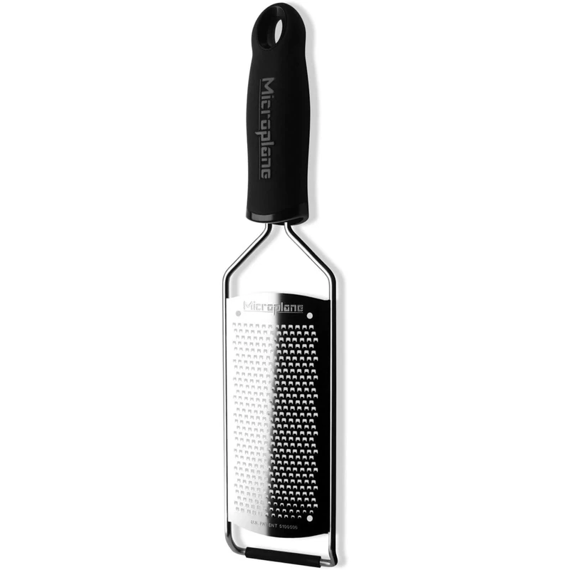 Microplane Gourmet Fine Grater - Ultra Sharp Steel Blade, Soft Handle