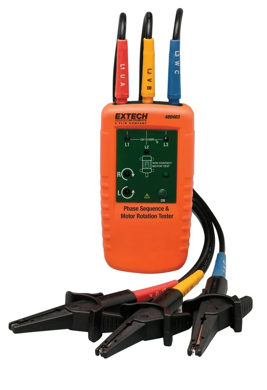 Extech Instruments 480403 Motor Rotation and 3-Phase Tester - Image 1