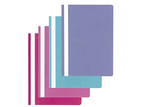 Kangaro File Folder A4 Polypropylene Shrumpf 5 Assorted Colours