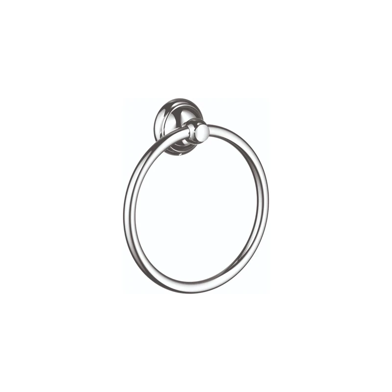 Hansgrohe 06095000 C Towel Ring, Chrome