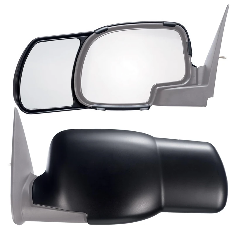 Fit System Snap & Zap 80800 Chevrolet Silverado & GMC Sierra Towing Mirrors - Pair (Left, Right) - Foldable
