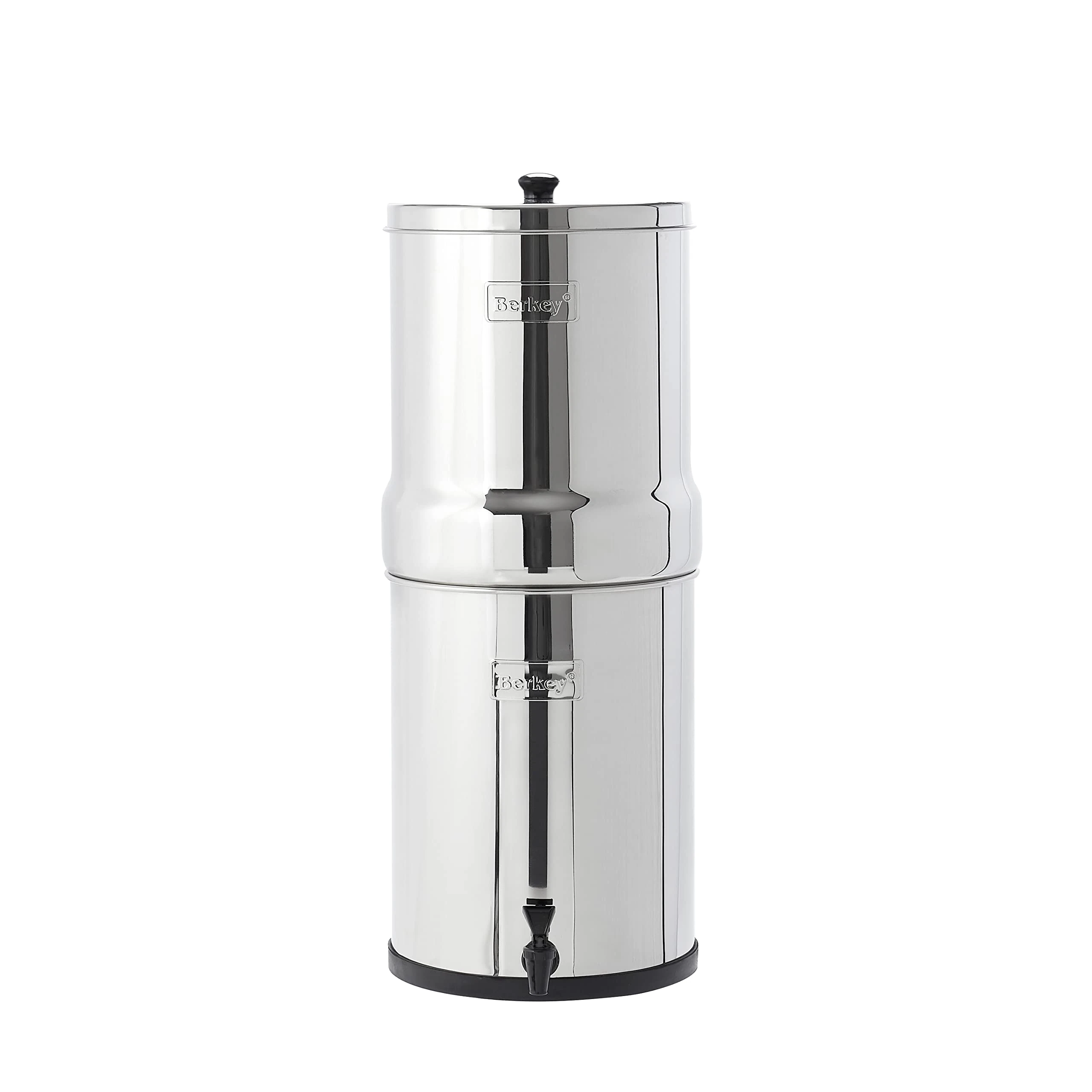 Imperial Berkey Water Filter with 2 Black purifiers elements Filtration System UK~Best Gravity Based Water Filters