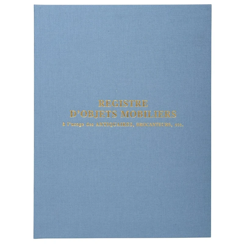 EXACOMPTA Registre "Objets mobiliers spècial brocanteurs" Pack of 1 - Image 1