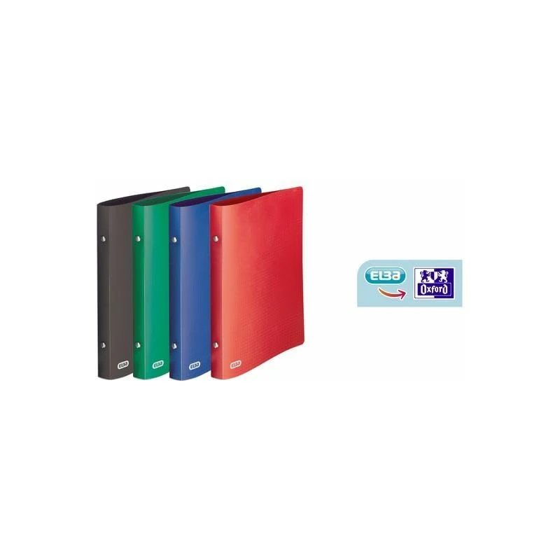 Elba Memphis Ring Binder Trimmed Polypropylene Assorted Colours - Image 1