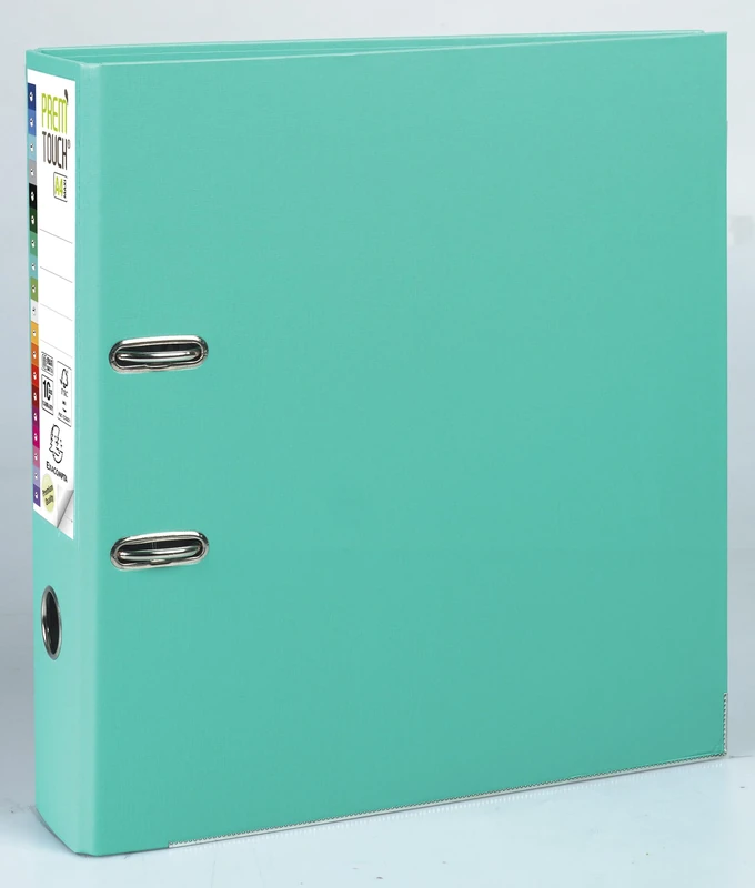 Exacompta - Ref 53303E - Box of 10 A4 Maxi Prem'Touch Lever Arch Files - Spine 80 mm - Mechanical 80 mm - External Dimensions: 32 x 30 x 8 cm - A4 Maxi File Format - Colour: Light Green