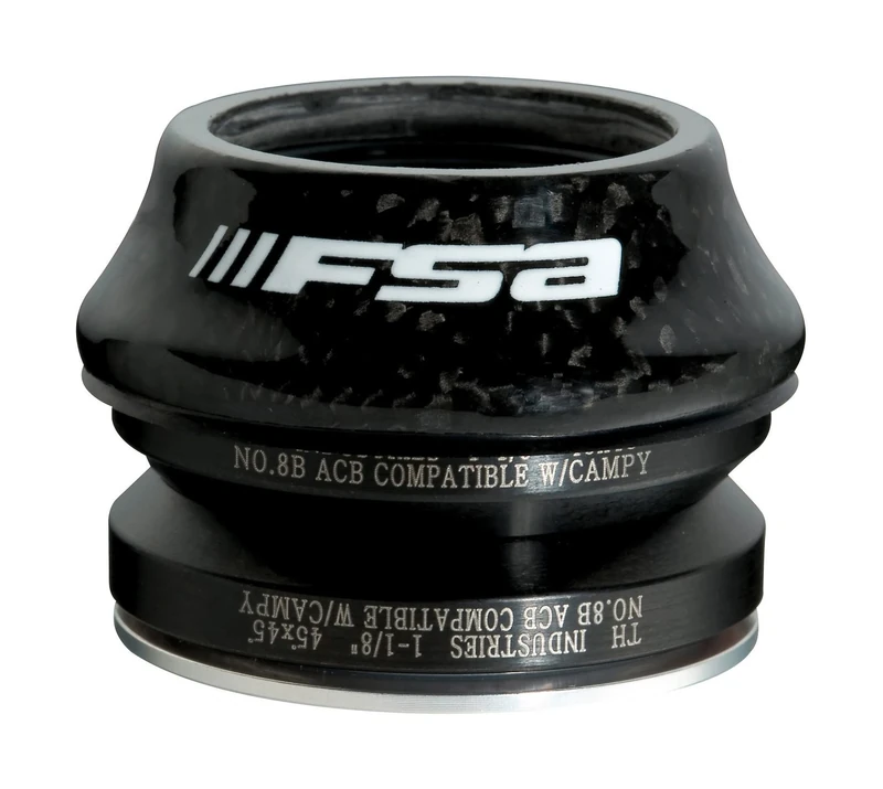 FSA Orbit CE Plus Carbon Integrated Headset - Black, 1.1/8-Inch