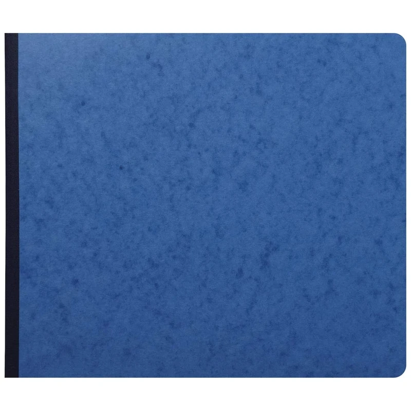 Exacompta - Ref. 16300E - 1 Lazy head stitch 30 columns on 2 pages - 31 lines - 80 foliated pages - horizontal format 270 x 320 mm - 4 random colours, yellow, blue, red, green