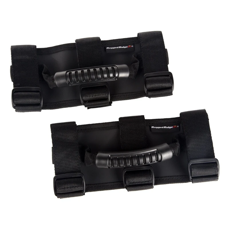 Rugged Ridge 13505.04 Grab Bar Pair Black 2-3In ULT