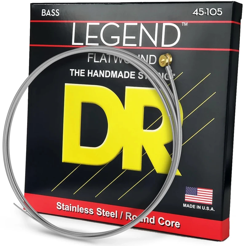 DR Strings FL-45 Legend Flatwound Bass Medium