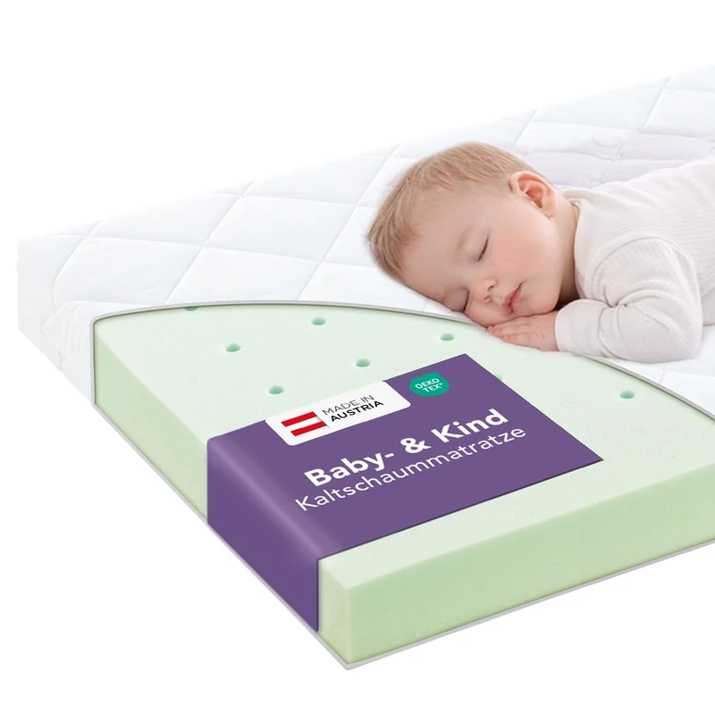 Traeumeland Basic Rainbow Baby Mattress, 60 x 120 cm