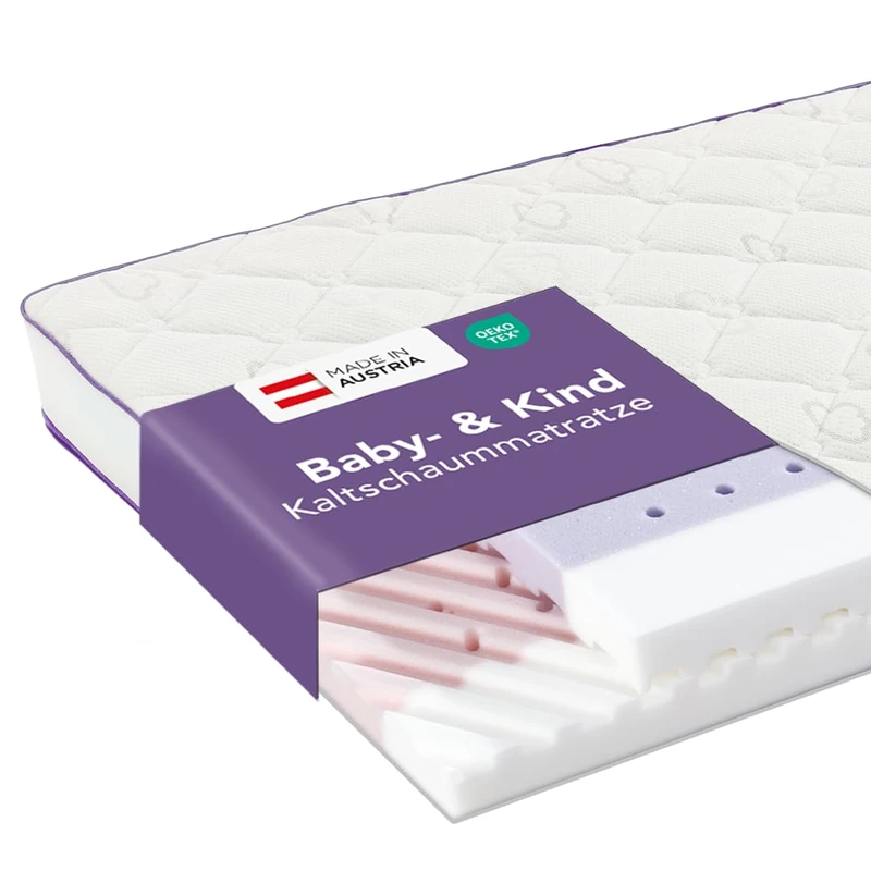 Traeumeland Premium North Star Baby Mattress, 70 x 140 cm
