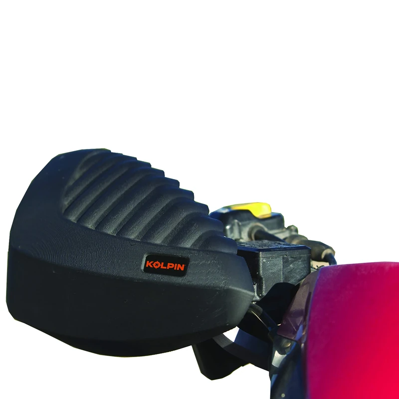 Kolpin Powersports 97300 Kolpin Hand Guard with Mirror Blk