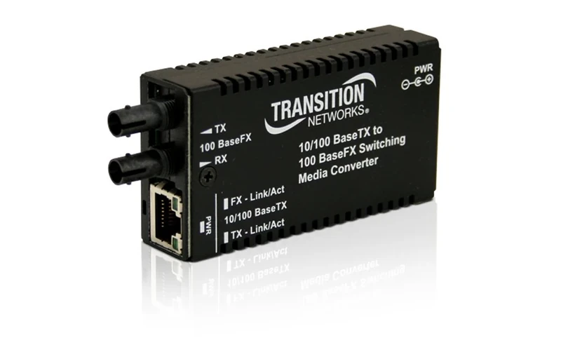 Transition Networks M/GE-PSW-SX-01 10/100/1000 Bridging Mini Converter