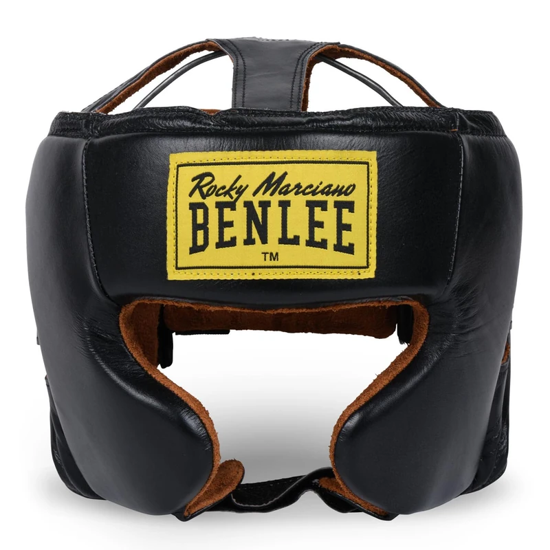 Benlee Rocky Marciano Leather headguard Tyson Headguard - Black, S/M