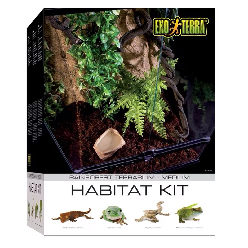 Exo Terra PT2662 Rainforest Habitat Kit M