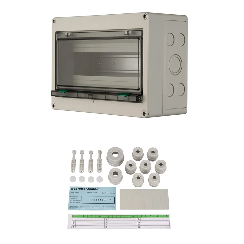 REV Ritter 0515521555 Fuse Box Surface-Mounted Water-Protected 1-Row EK 12