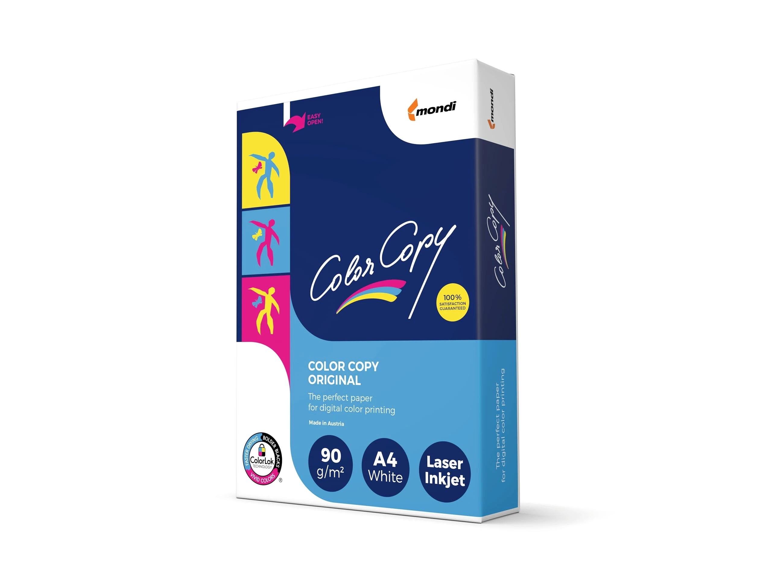 Color Copy Copier Paper Premium Super Smooth Ream-Wrapped 90gsm A4 White Ref CCW0321 [500 Sheets]