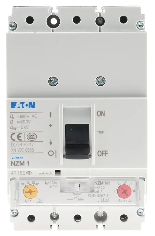Eaton 259086 Power Switch, 3P, 125 A