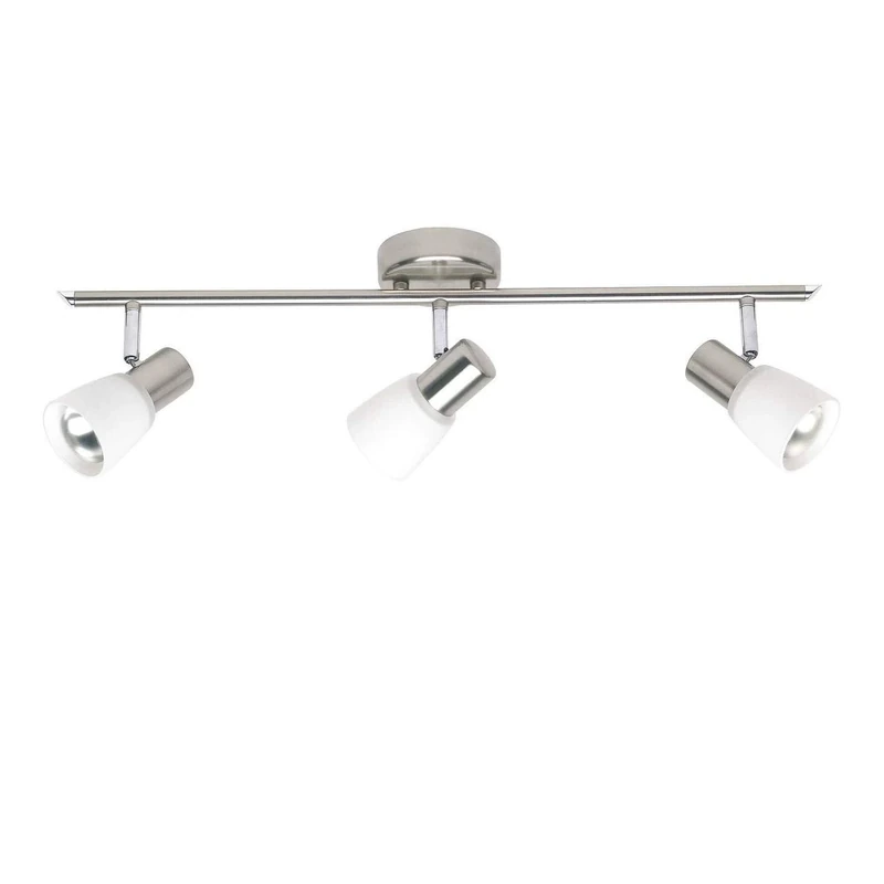 Iron/Chrome-Colored spot Tube Luca, 3 Flame 35816/77 Brilliant