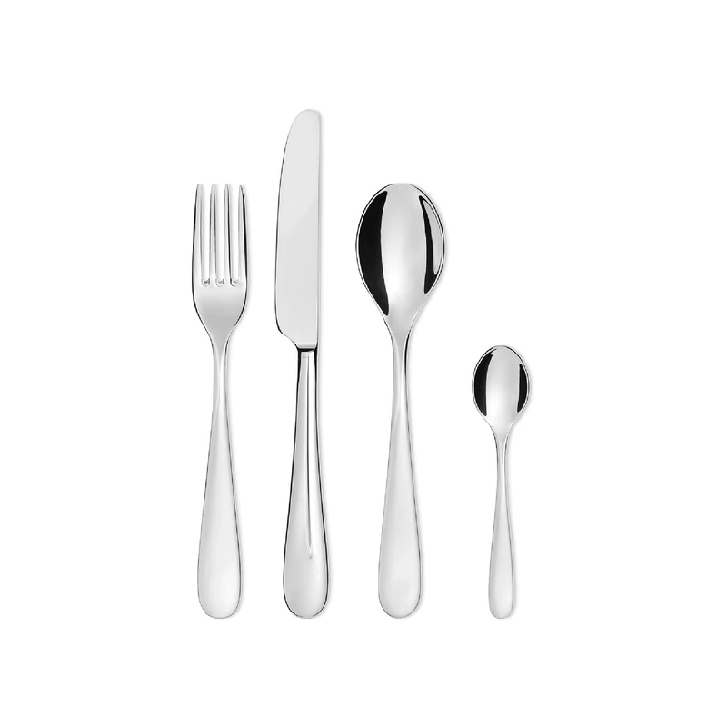 Alessi Nuovo Milano 5180S24 Cutlery Set, 24-Piece