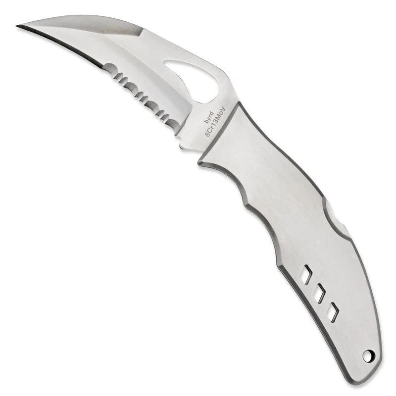 Byrd Crossbill Stainless Combination Edge Knife